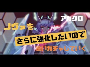 【アカクロ】ノヴァ強化の為にガチャしてく。新キャラ紹介も。