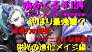 【アカクロ】アカクロ最強職？メイジはどう変わる？やはりアイツは強かった【アカシッククロニクル】